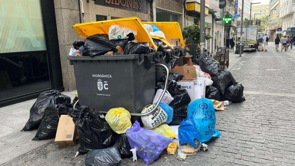 Huelga de basuras en A Coruña