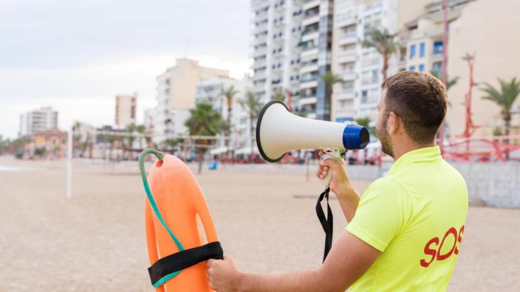 Socorrista en la playa