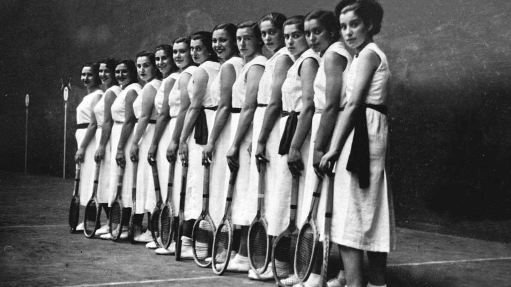 Raquetistas vascas en los años 20