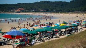 Playa de A Lanzada, en O Grove (Pontevedra).