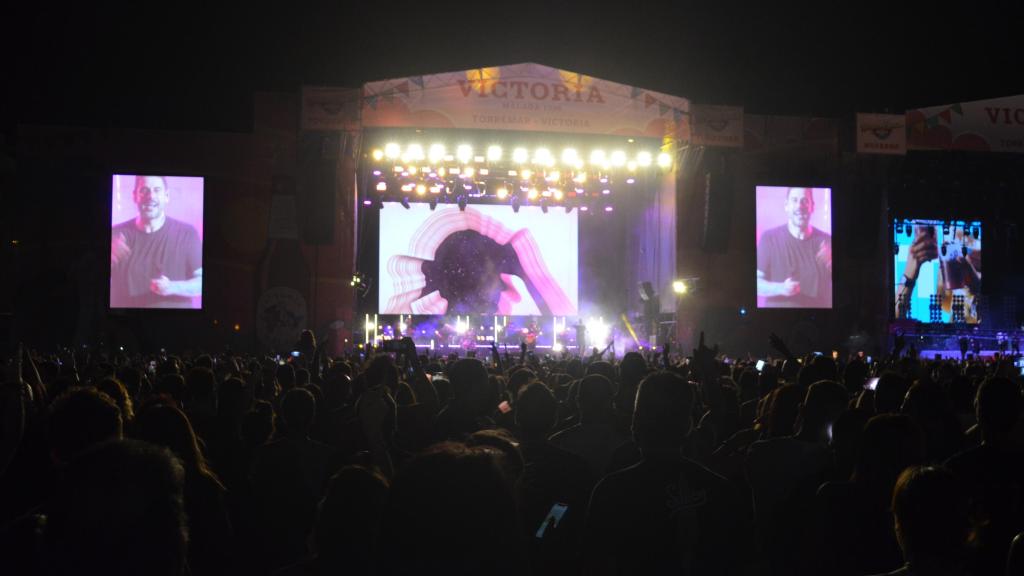 El público en el concierto de Melendi.