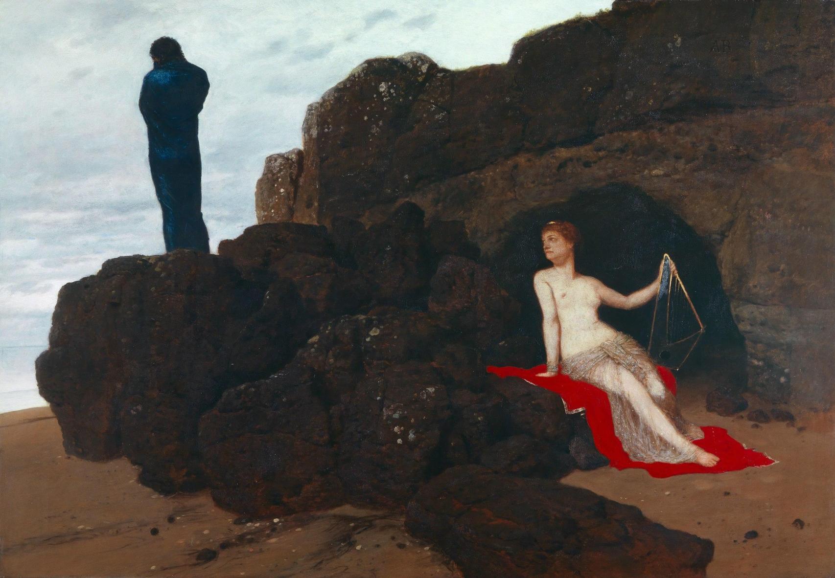 Arnold Böcklin: 'Ulises y Calipso', 1882. Museo de Arte de Basilea