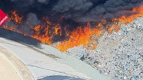 Imagen del incendio.