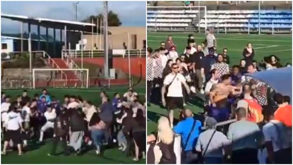 Batalla campal en A Coruña