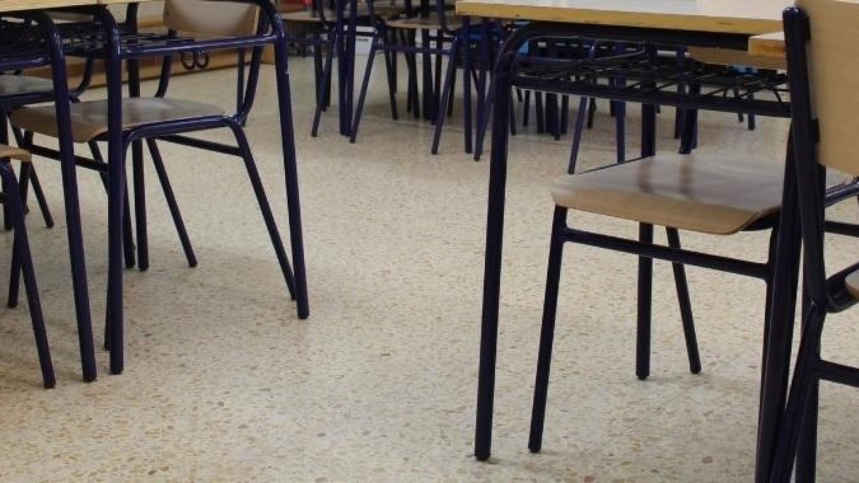 El aula de un colegio, en una imagen de archivo.