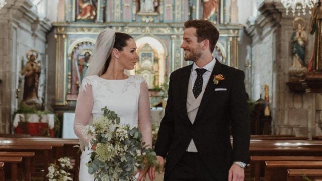 Betina e Ismael, en la iglesia