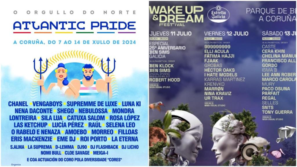 Cartel del Atlantic Pride y del Wake Up & Dream Festival