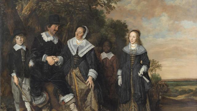 Frans Hals: 'Grupo familiar ante un paisaje', 1645-1648. Museo Nacional Thyssen-Bornemisza, Madrid