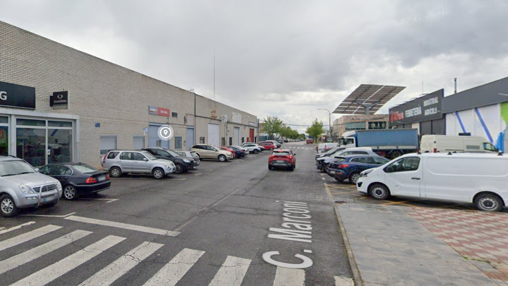 Calle Marconi de Ciudad Real. Foto: Google Maps.