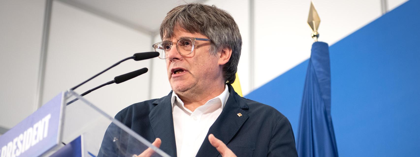 El candidato de Junts a la Generalitat de Catalunya, Carles Puigdemont.