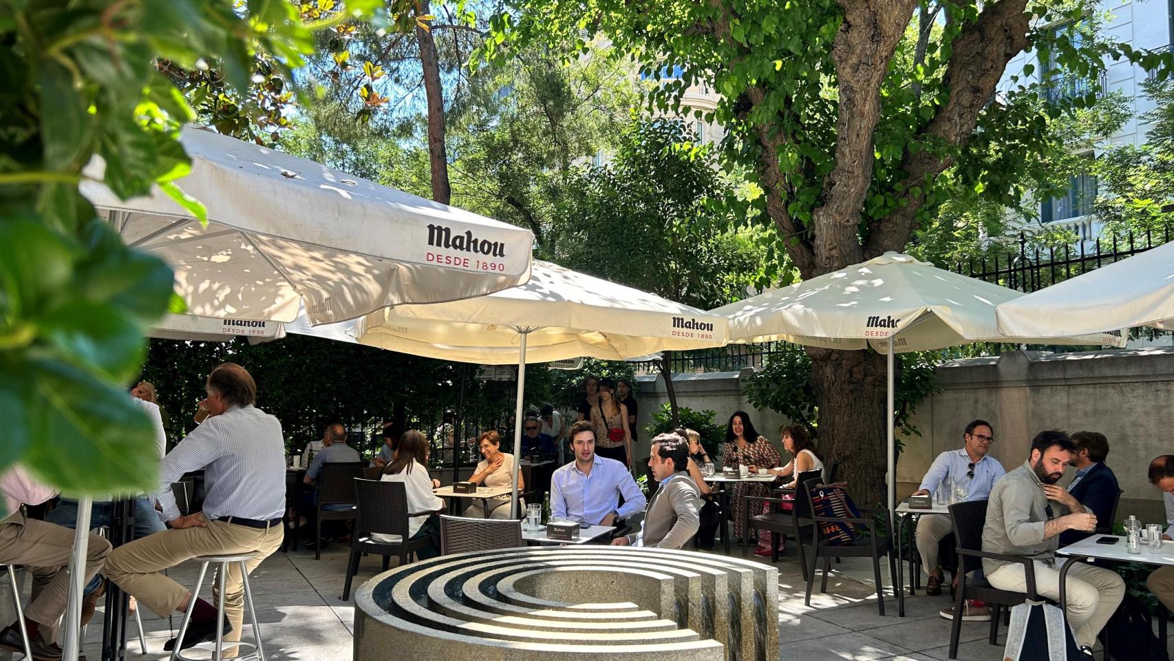 La terraza del Goethe-Institut Madrid.