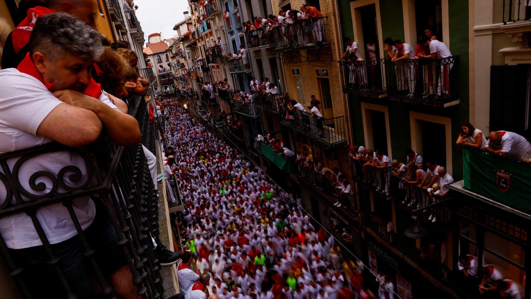 Tercer encierro de San Fermín.