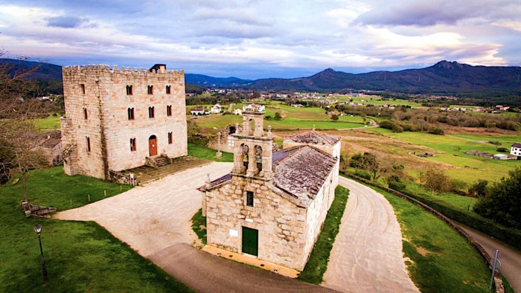 Vista aérea del Castillo de Castrodouro