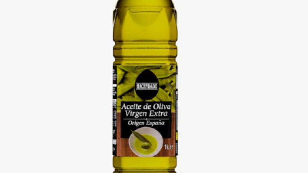 Aceite de oliva virgen extra de Hacendado.