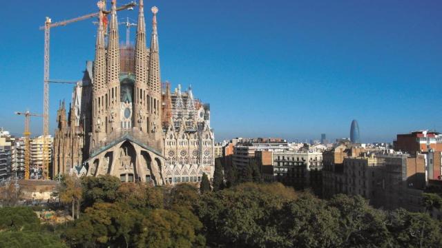 La Sagrada Familia de Guadí, en Barcelona.