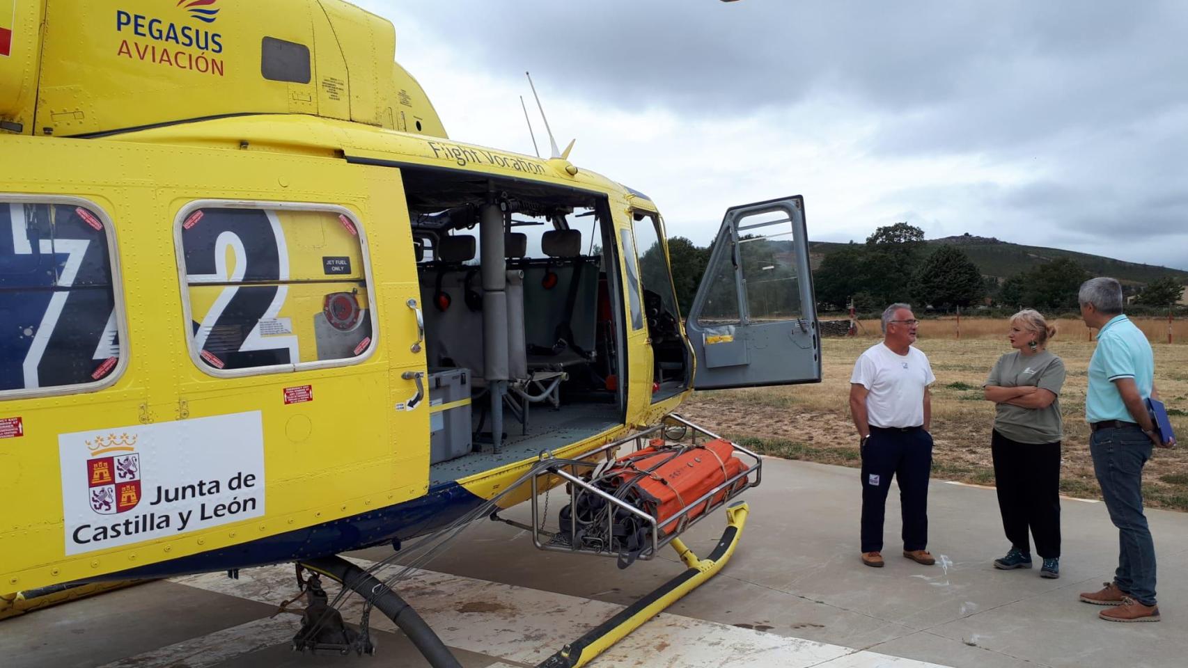 Leticia García visita el Centro Forestal de Villardeciervos