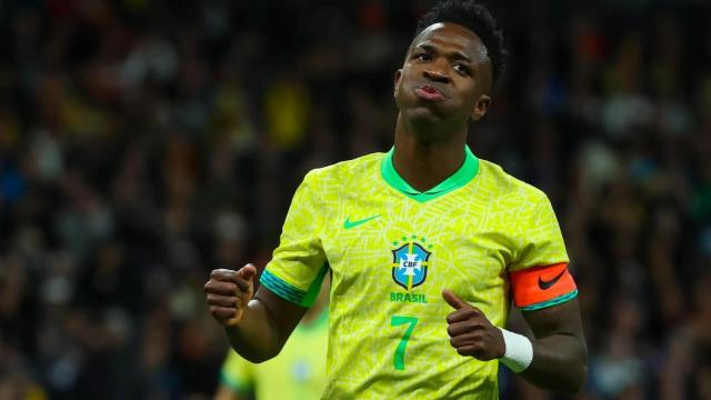 Vinicius, en un partido con Brasil