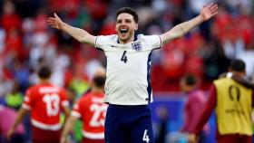 Declan Rice, con la selección de Inglaterra