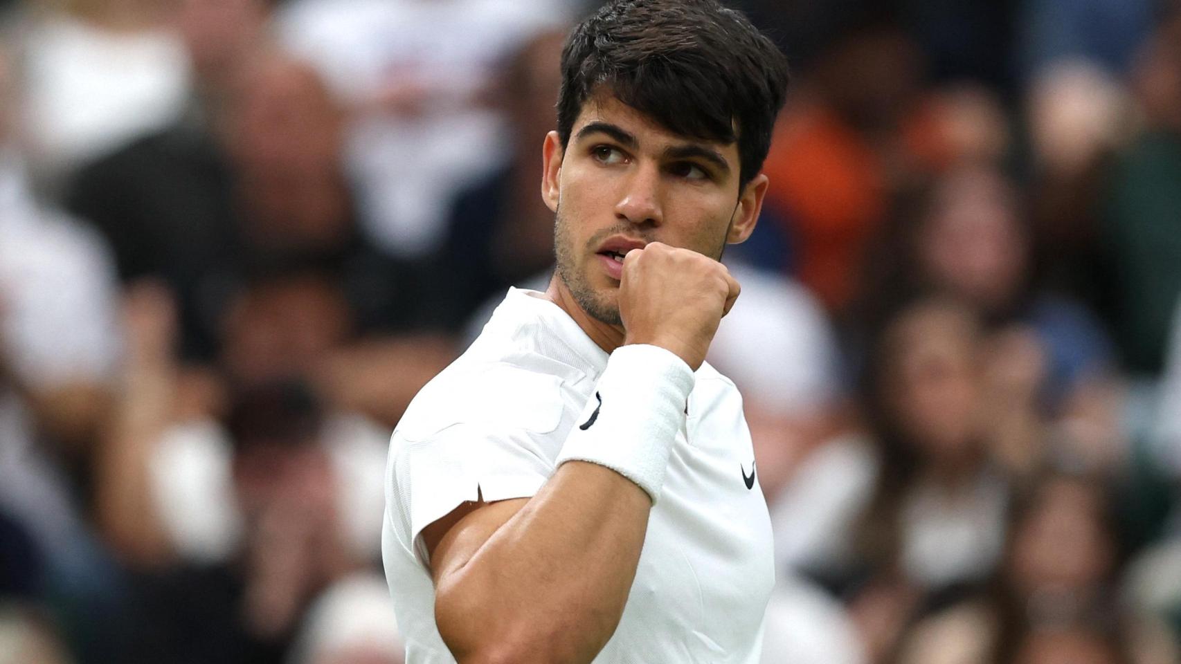 Carlos Alcaraz, en Wimbledon