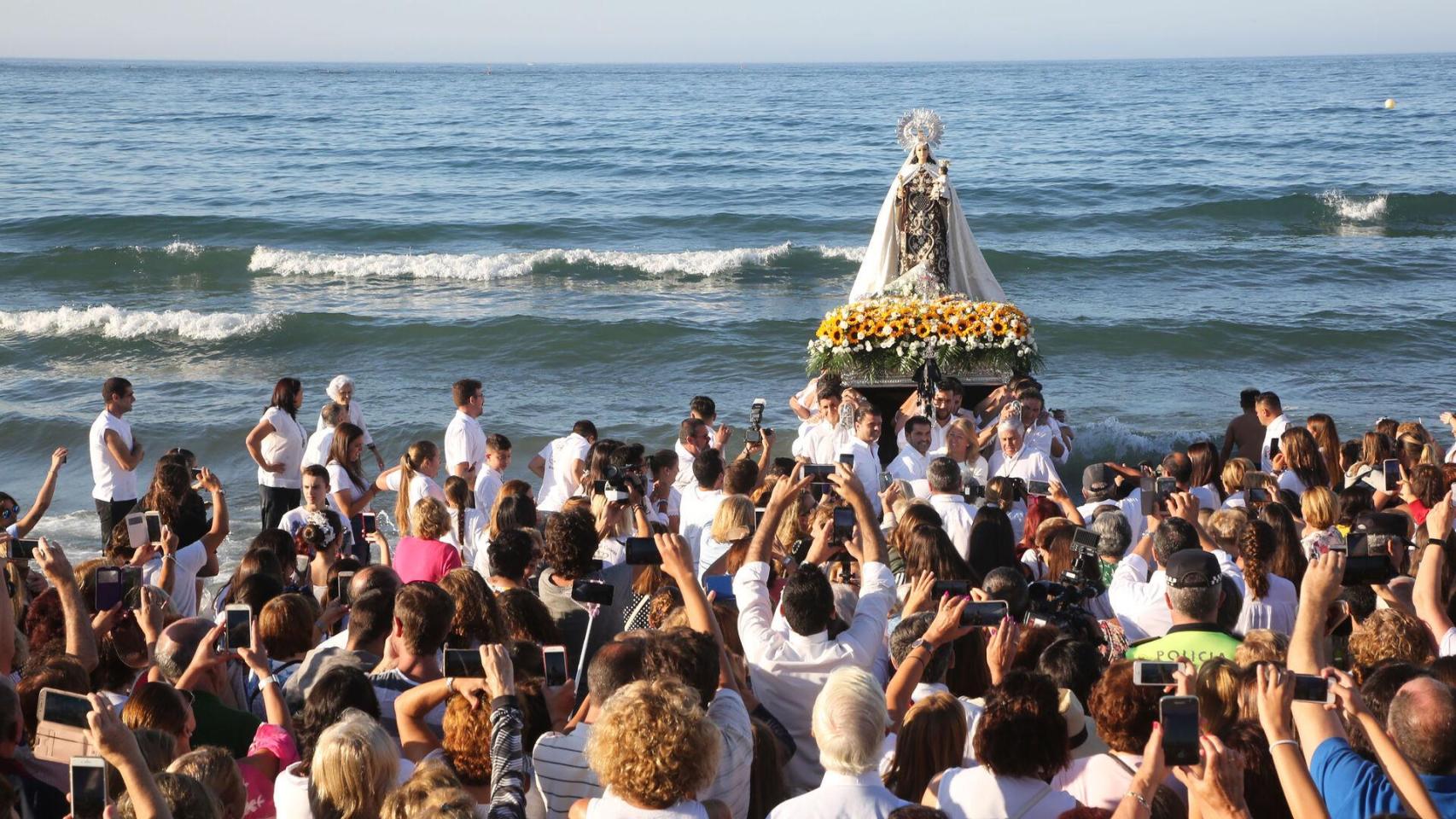 Procesión de la Virgen del Carmen en Marbella