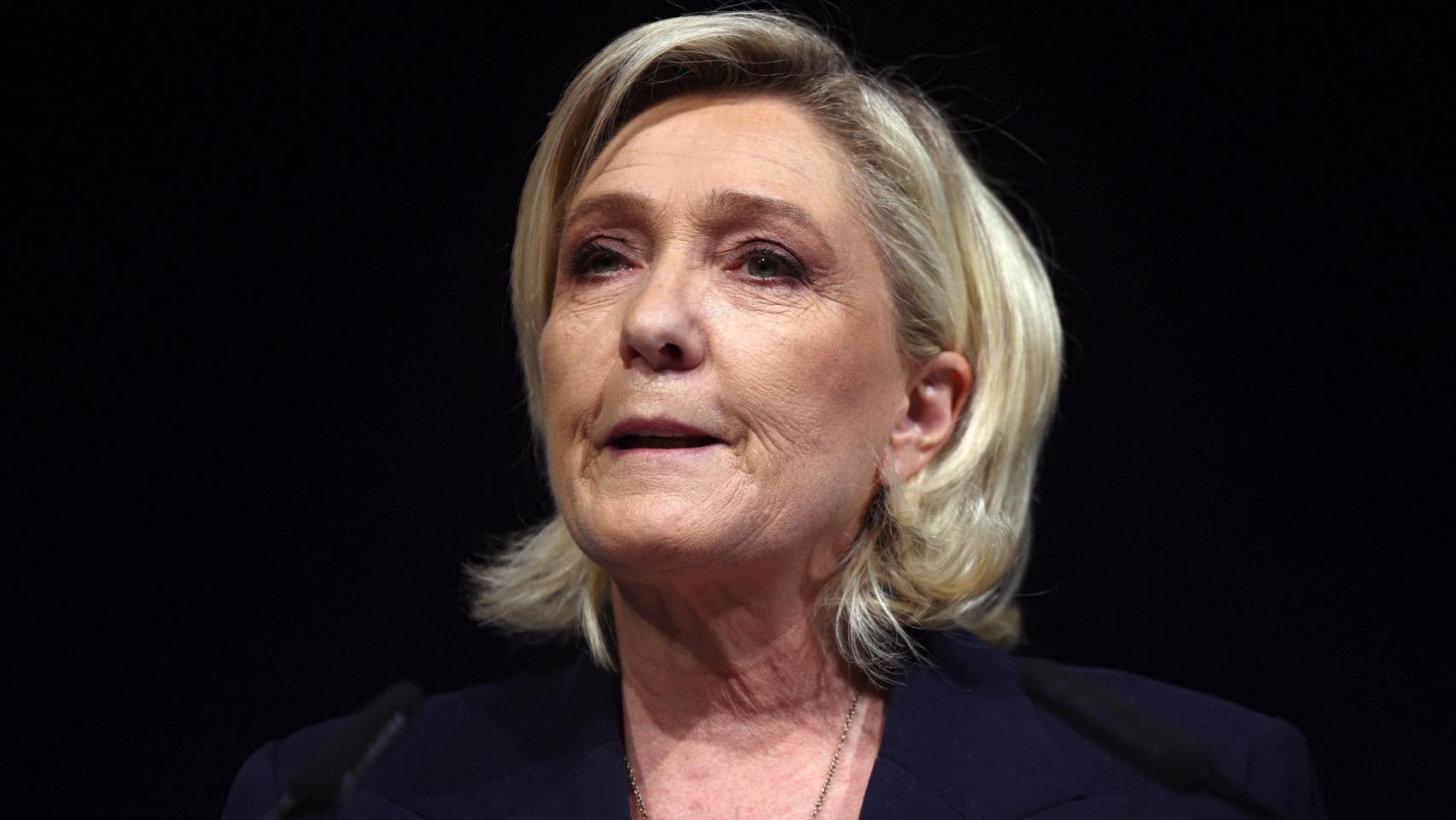 La líder del Reagrupamiento Nacional, Marine Le Pen.