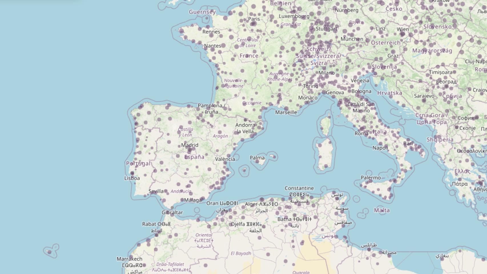 Captura de Future Urban Climate App.