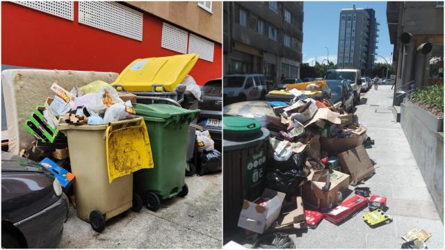 Basura en Sagrada Familia