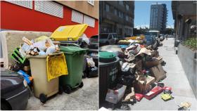 Basura en Sagrada Familia