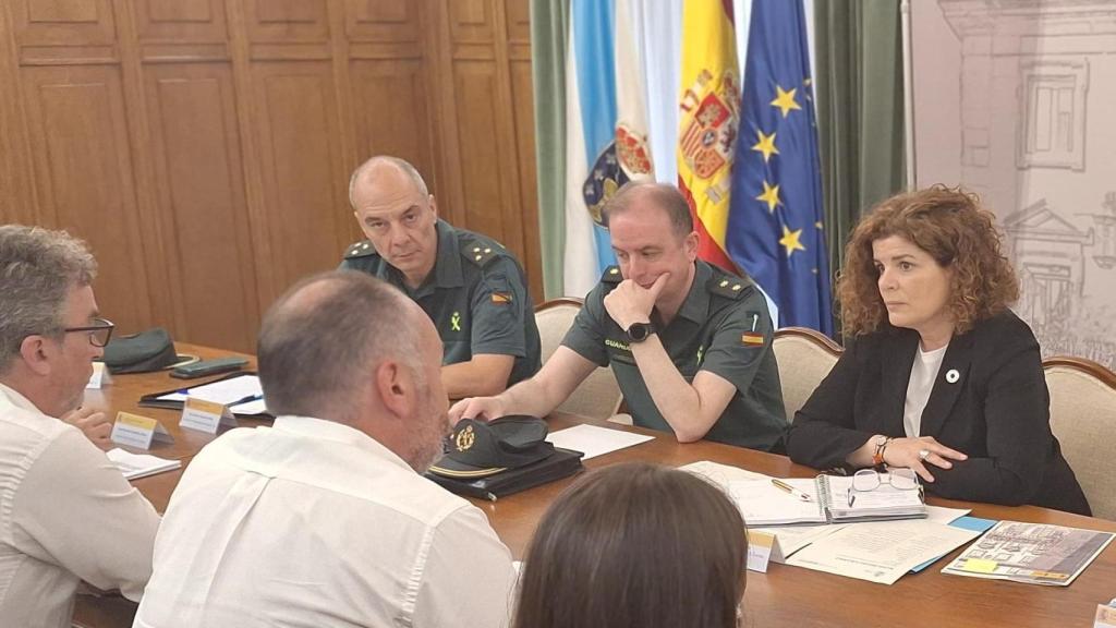 Reunión entre el alcalde de Culleredo y la subdelegada del Gobierno en A Coruña