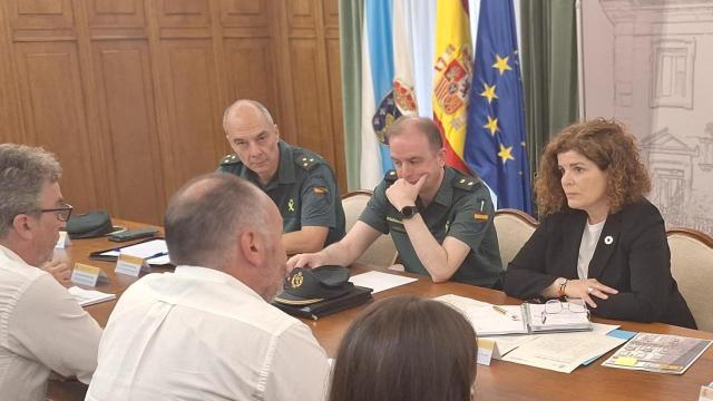 Reunión entre el alcalde de Culleredo y la subdelegada del Gobierno en A Coruña