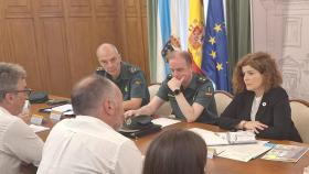Reunión entre el alcalde de Culleredo y la subdelegada del Gobierno en A Coruña