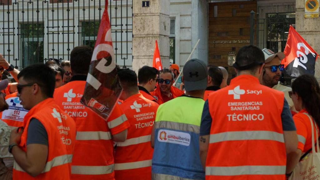 Trabajadores de las ambulancias