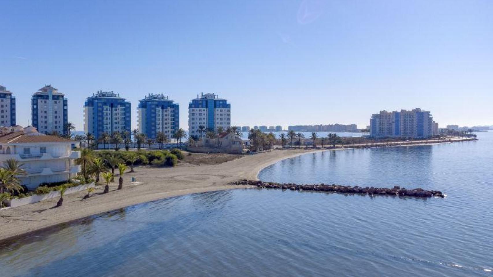 Una de las playas del municipio sanjaviereño.