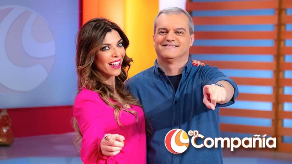 Gloria Santoro y Ramón García, presentadores de 'En Compañía'