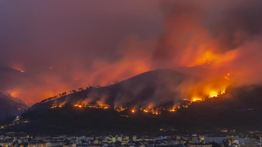 Incendio de O barco de Valdeorras (Ourense)