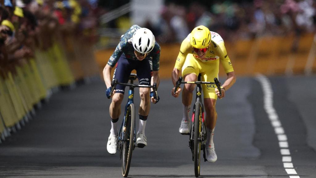 Vingegaard y Pogacar, mano a mano en el Tour de Francia.