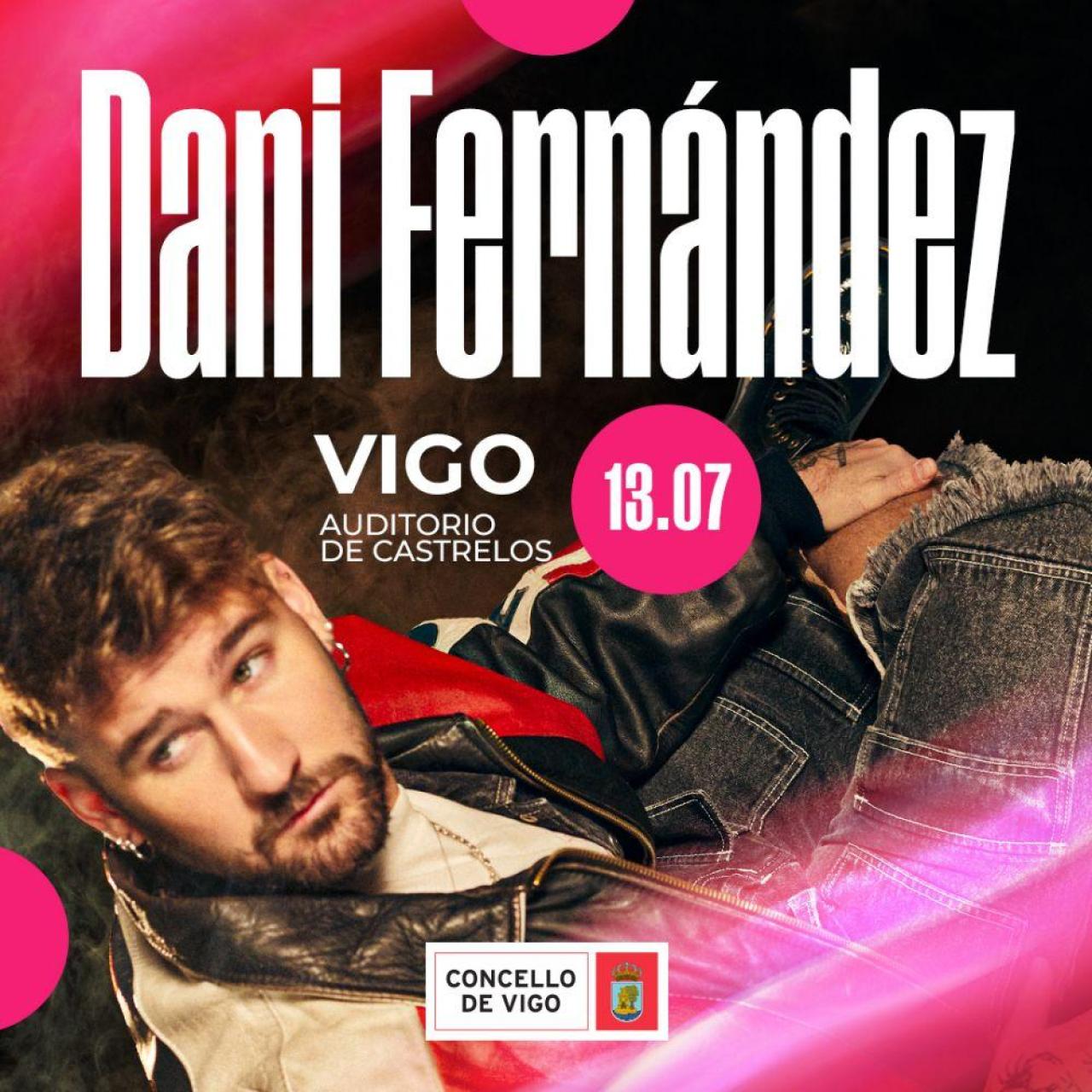 Cartel del concierto de Dani Fernández.