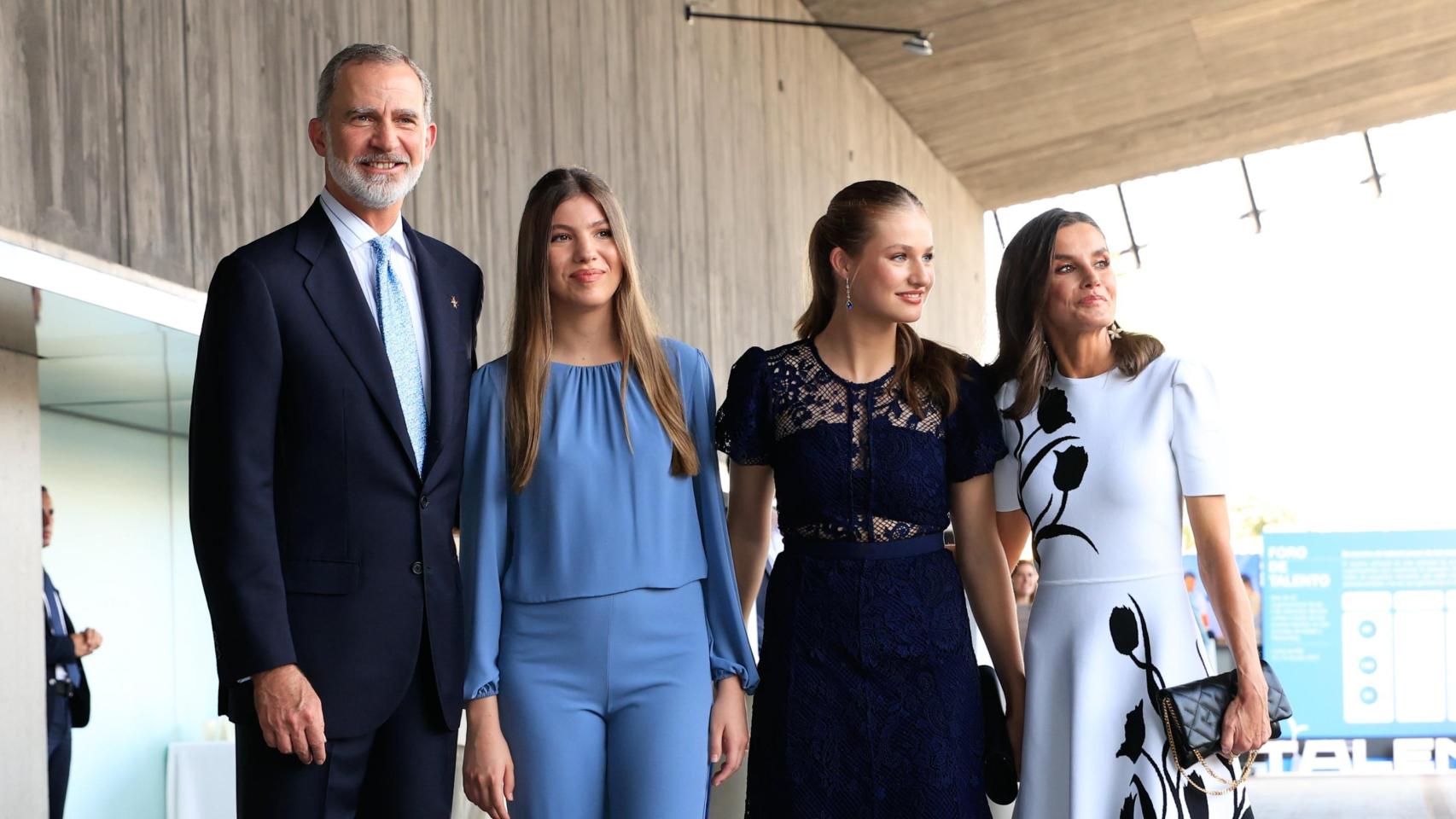 La Familia Real española en los Premios Princesa de Girona.