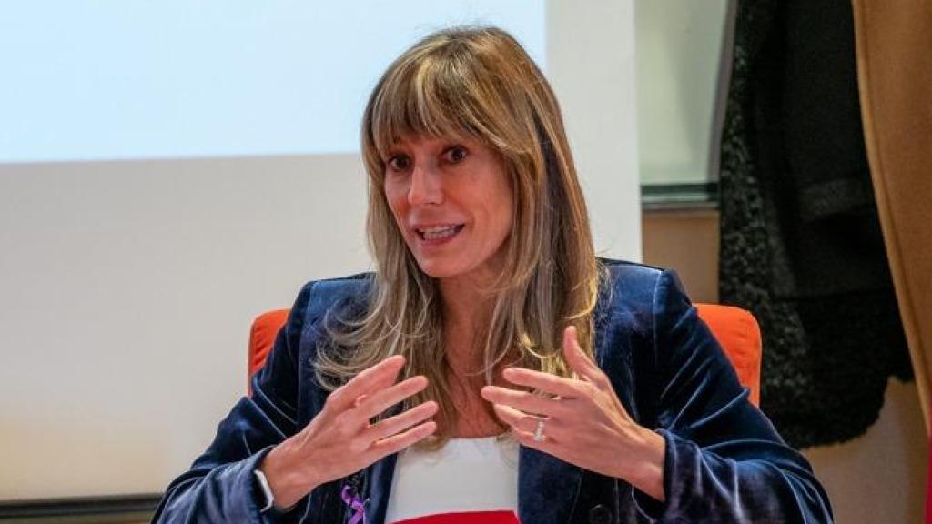 Begoña Gómez, durante un acto en la Universidad Complutense celebrado en 2022.