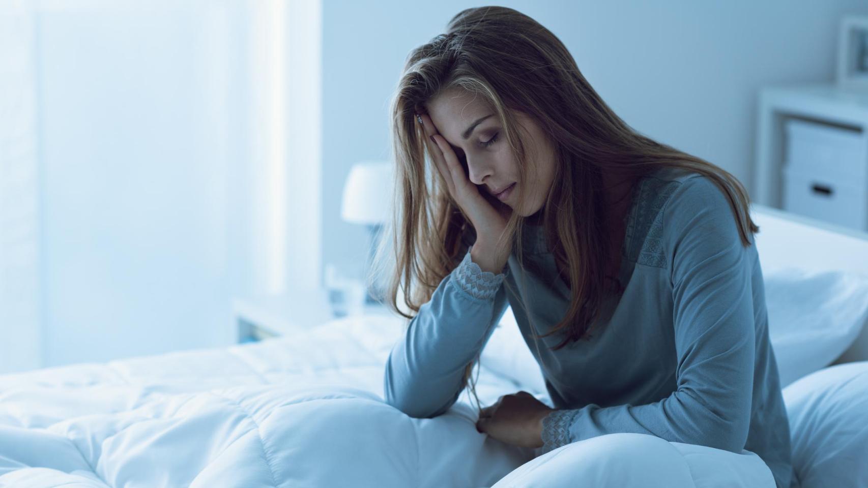 El insomnio es frecuente en la menopausia.