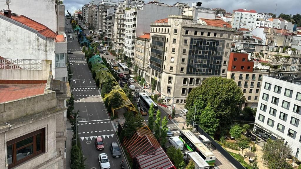 La Avenida de Gran Vía de Vigo, a 10 de julio de 2024.