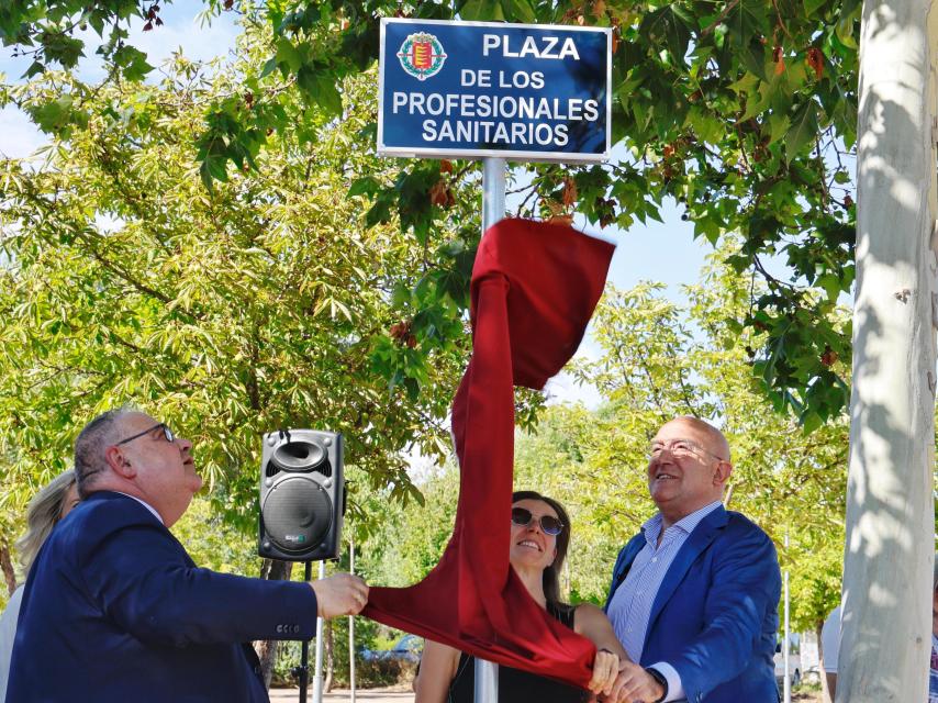 Nueva plaza en Valladolid dedicada a los profesionales sanitarios