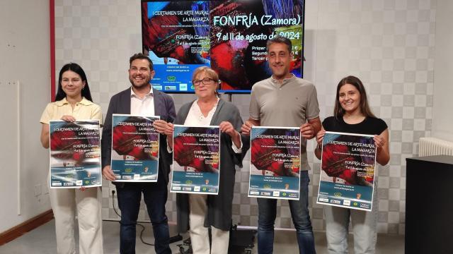 Presentación del Primer Certamen de Arte Mural en Zamora