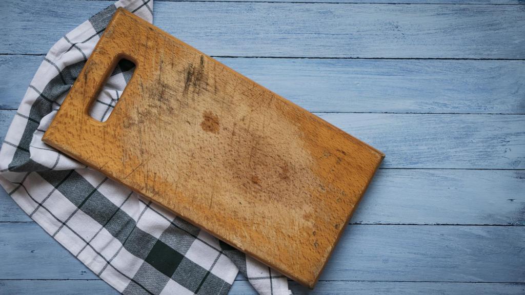 Imagen de archivo de una tabla de madera.