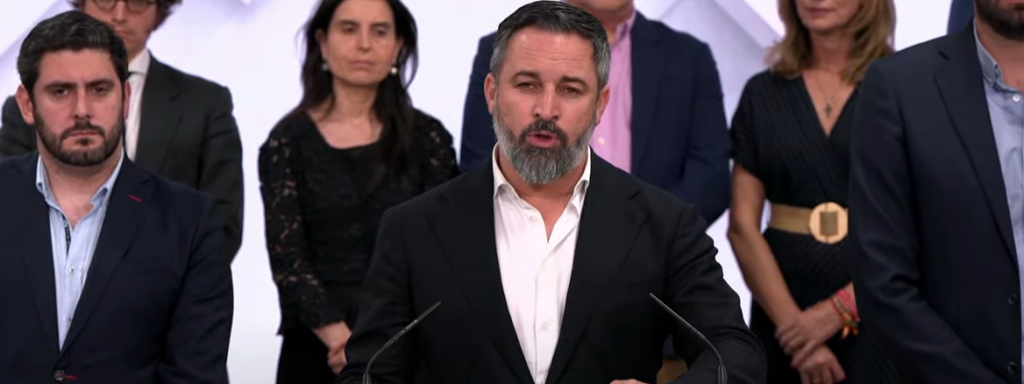 Santiago Abascal este miércoles.