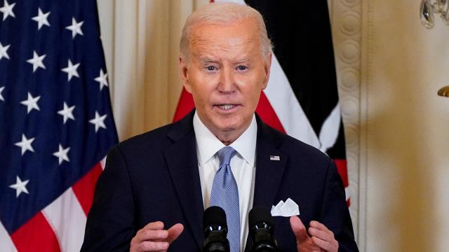 El presidente de EEUU, Joe Biden, durante una rueda de prensa en la Casa Blanca.