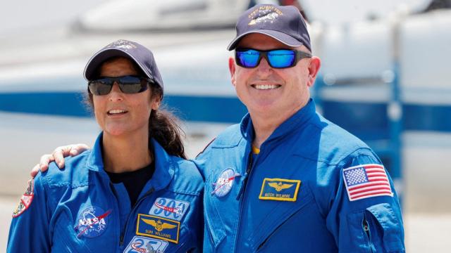 Suni Williams (izqda) y Butch Wilmore (dcha), miembros de Starliner.