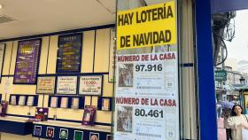 La Lotería de Navidad se vende en A Coruña.