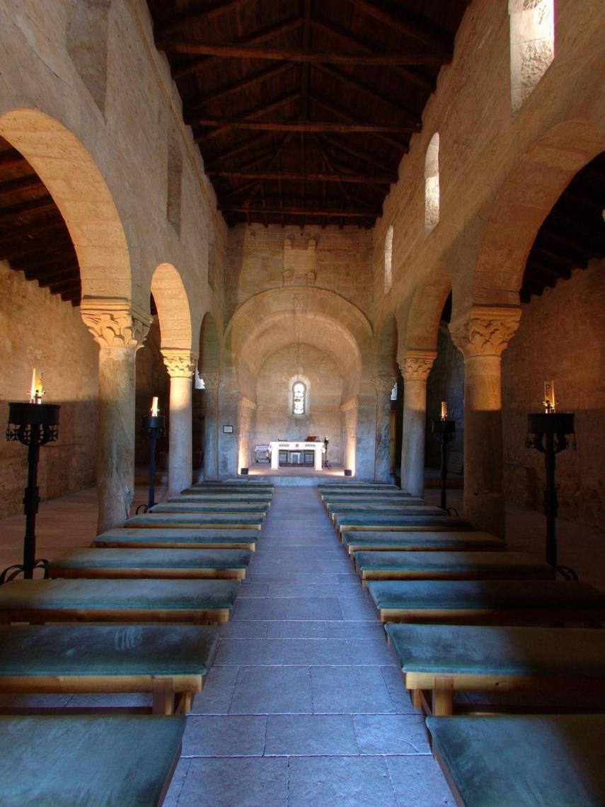 Interior de la iglesia de San Juan de Baños