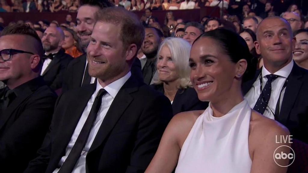 El príncipe Harry y Meghan Markle, en los  premios ESPY.